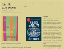 Tablet Screenshot of garybarwin.com